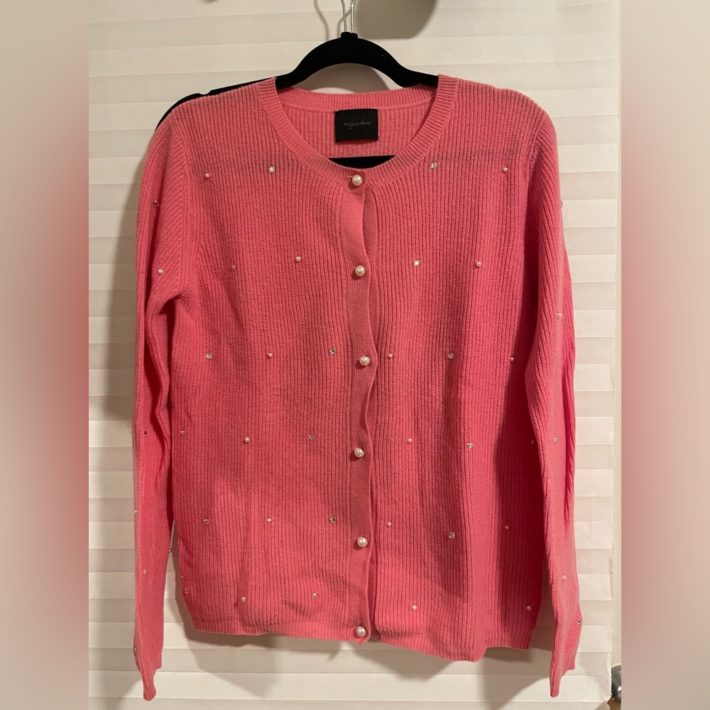 Barbie pink Pearl sweater NWOT